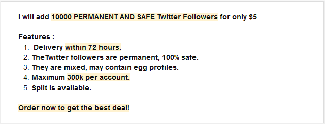 avoid buying fake followers