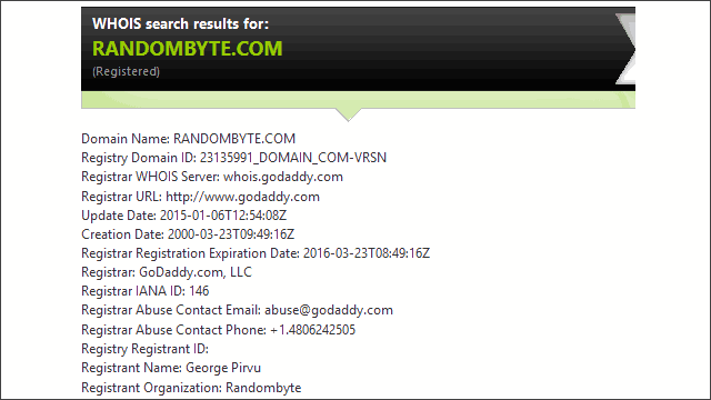 whois contact info