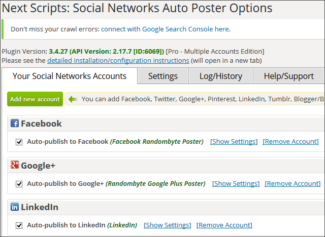 social networks auto poster