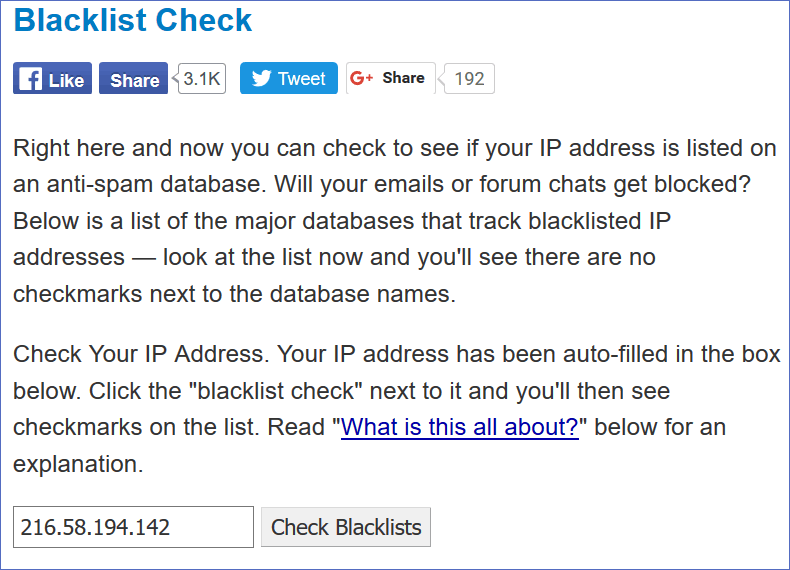 ip blacklist checker