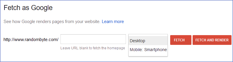 search console fetch as google