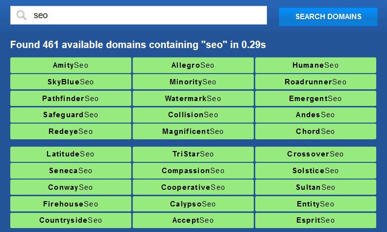 lean domain search